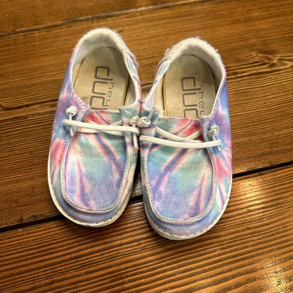 Toddler kids Hey Dude shoes